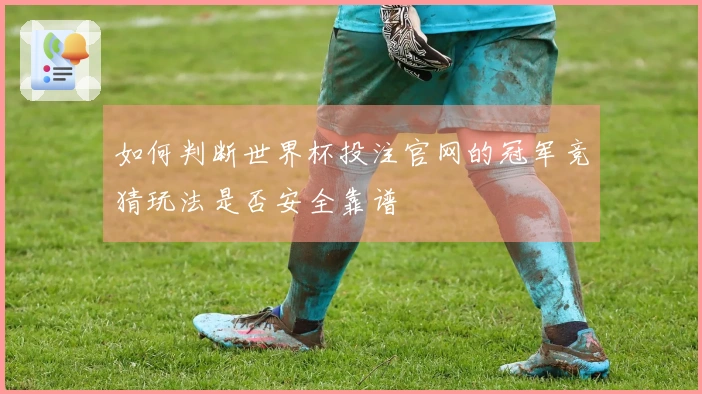 如何判断世界杯投注官网的冠军竞猜玩法是否安全靠谱